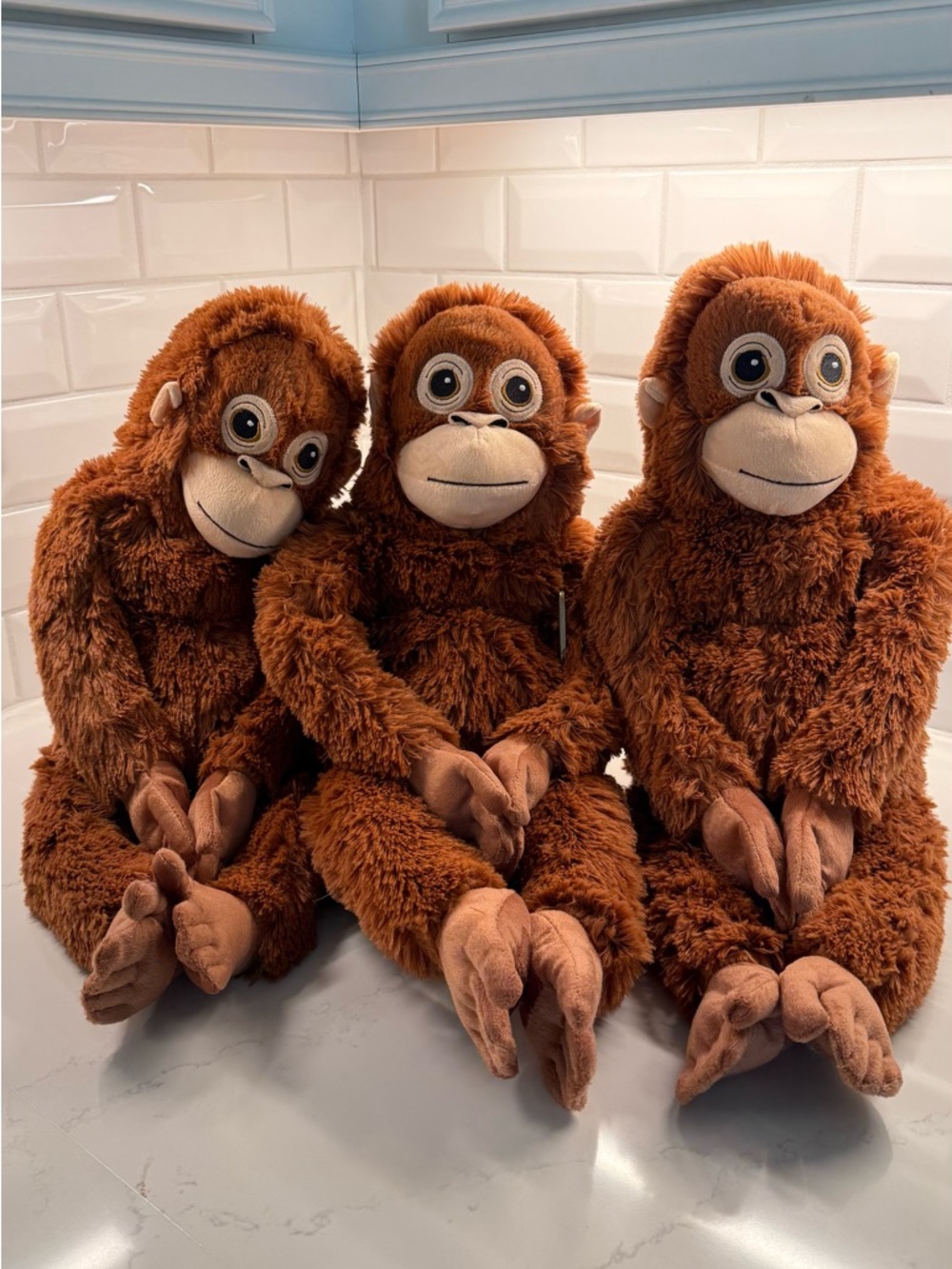 IKEA DJUNGELSKOG Brown Plush Orangutan Stuffed Animal